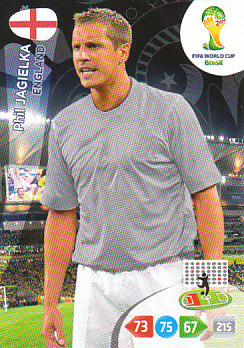 Phil Jagielka England Panini 2014 World Cup #130